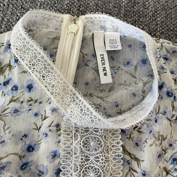 Ever New floral long sleeve mini dress - Picture 6 of 8